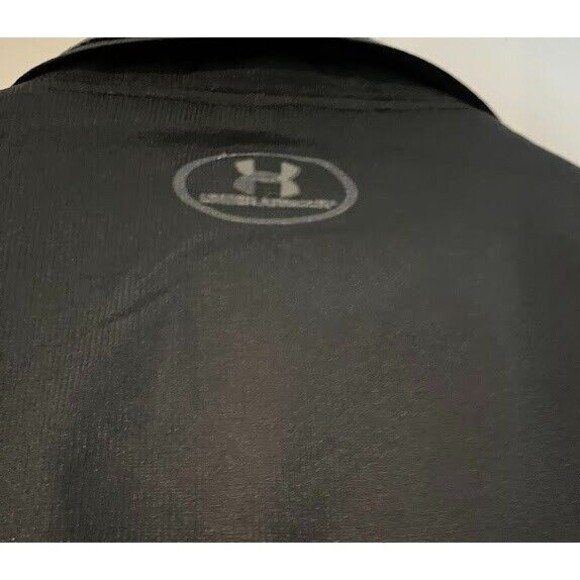Under Armour Jacket L Black Gray Trim Windbreaker Full Zip Gorpcore Outdoor - Picture 5 of 6